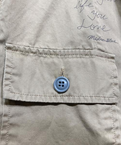 MADISON BLUE（マディソンブルー）MADISON BLUE (マディソンブルー) GRAFFITI MILITARY JK EX ベージュ サイズ:00の古着・服飾アイテム