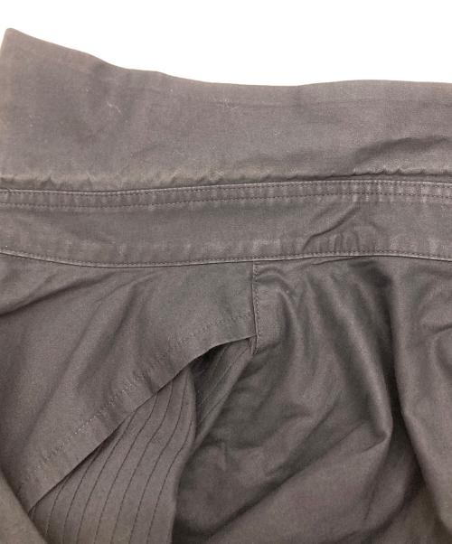 ISSEY MIYAKE MEN（イッセイミヤケメン）ISSEY MIYAKE MEN (イッセイミヤケメン) プリーツ切替長袖シャツ ブラック サイズ:4の古着・服飾アイテム
