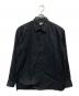 ISSEY MIYAKE MEN（イッセイミヤケメン）の古着「プリーツ切替長袖シャツ」｜ブラック