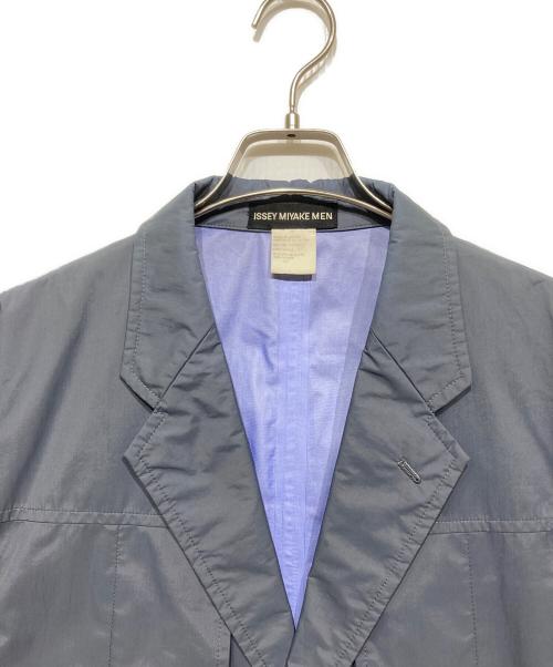 ISSEY MIYAKE MEN（イッセイミヤケメン）ISSEY MIYAKE MEN (イッセイミヤケメン) 2Ｂナイロンテーラードジャケット グレー サイズ:4の古着・服飾アイテム
