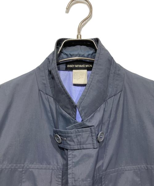 ISSEY MIYAKE MEN（イッセイミヤケメン）ISSEY MIYAKE MEN (イッセイミヤケメン) 2Ｂナイロンテーラードジャケット グレー サイズ:4の古着・服飾アイテム