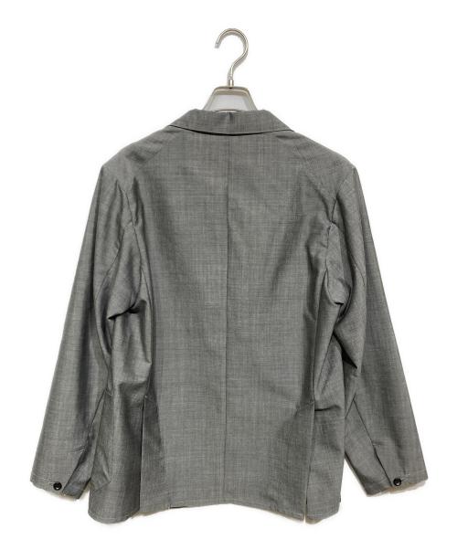 la favola（ラ ファーヴォラ）la favola (ラ ファーヴォラ) ウール モヘヤ テーラードジャケット グレー サイズ:2の古着・服飾アイテム
