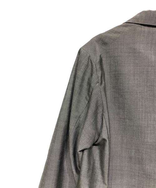 la favola（ラ ファーヴォラ）la favola (ラ ファーヴォラ) ウール モヘヤ テーラードジャケット グレー サイズ:2の古着・服飾アイテム