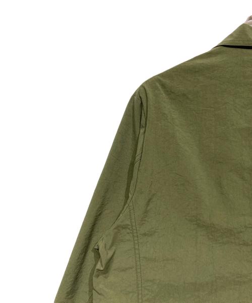 HUM VENT（ヒューベント）HUM VENT (ヒューベント) ナイロンテーラードジャケット オリーブ サイズ:3の古着・服飾アイテム