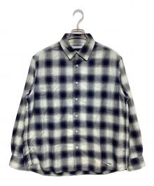 uniform experiment（ユニフォームエクスペリメント）の古着「ROPE INDIGO RELAX-FIT SHIRT」｜ネイビー