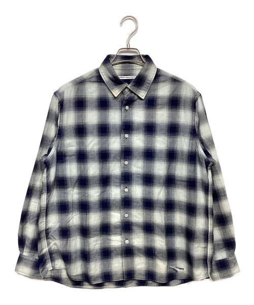 uniform experiment（ユニフォームエクスペリメント）uniform experiment (ユニフォームエクスペリメント) ROPE INDIGO RELAX-FIT SHIRT ネイビー サイズ:1の古着・服飾アイテム