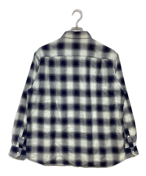 uniform experiment（ユニフォームエクスペリメント）uniform experiment (ユニフォームエクスペリメント) ROPE INDIGO RELAX-FIT SHIRT ネイビー サイズ:1の古着・服飾アイテム