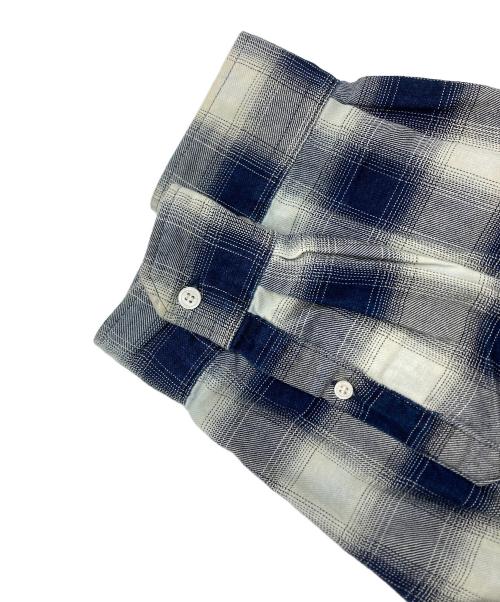 uniform experiment（ユニフォームエクスペリメント）uniform experiment (ユニフォームエクスペリメント) ROPE INDIGO RELAX-FIT SHIRT ネイビー サイズ:1の古着・服飾アイテム