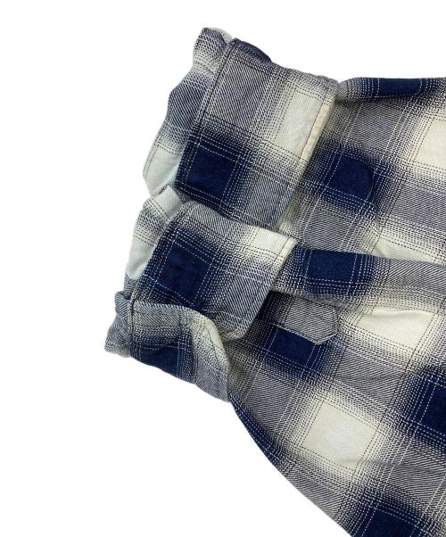 uniform experiment（ユニフォームエクスペリメント）uniform experiment (ユニフォームエクスペリメント) ROPE INDIGO RELAX-FIT SHIRT ネイビー サイズ:1の古着・服飾アイテム