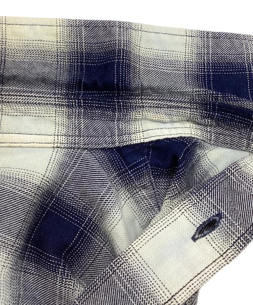 uniform experiment（ユニフォームエクスペリメント）uniform experiment (ユニフォームエクスペリメント) ROPE INDIGO RELAX-FIT SHIRT ネイビー サイズ:1の古着・服飾アイテム