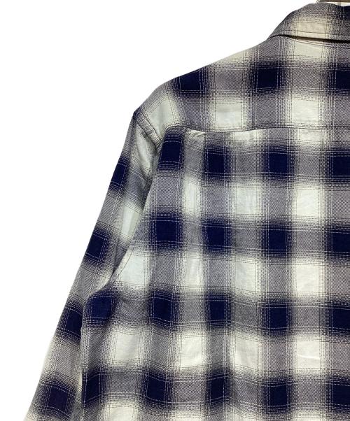 uniform experiment（ユニフォームエクスペリメント）uniform experiment (ユニフォームエクスペリメント) ROPE INDIGO RELAX-FIT SHIRT ネイビー サイズ:1の古着・服飾アイテム