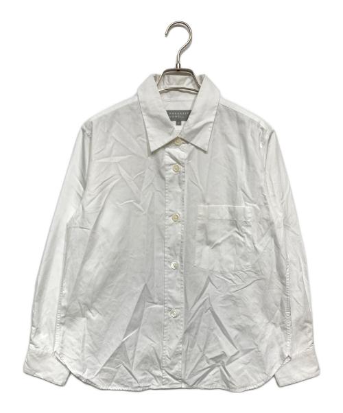 MARGARET HOWELL（マーガレットハウエル）MARGARET HOWELL (マーガレットハウエル) PLAIN POPLIN 長袖シャツ ホワイト サイズ:1の古着・服飾アイテム