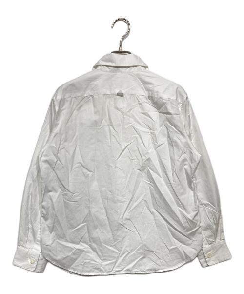 MARGARET HOWELL（マーガレットハウエル）MARGARET HOWELL (マーガレットハウエル) PLAIN POPLIN 長袖シャツ ホワイト サイズ:1の古着・服飾アイテム
