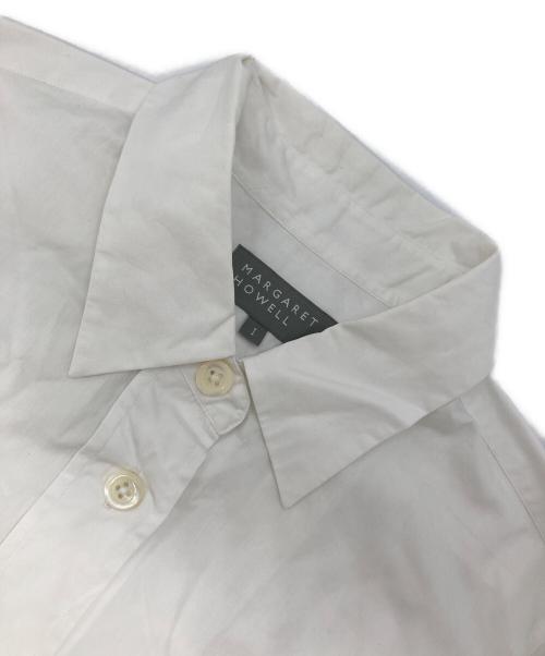 MARGARET HOWELL（マーガレットハウエル）MARGARET HOWELL (マーガレットハウエル) PLAIN POPLIN 長袖シャツ ホワイト サイズ:1の古着・服飾アイテム