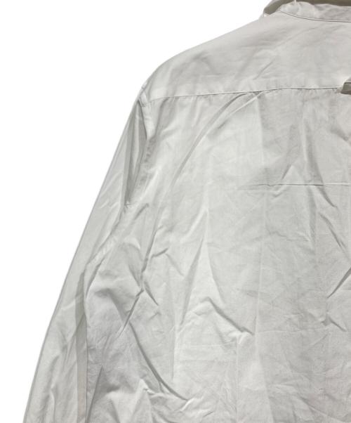 MARGARET HOWELL（マーガレットハウエル）MARGARET HOWELL (マーガレットハウエル) PLAIN POPLIN 長袖シャツ ホワイト サイズ:1の古着・服飾アイテム