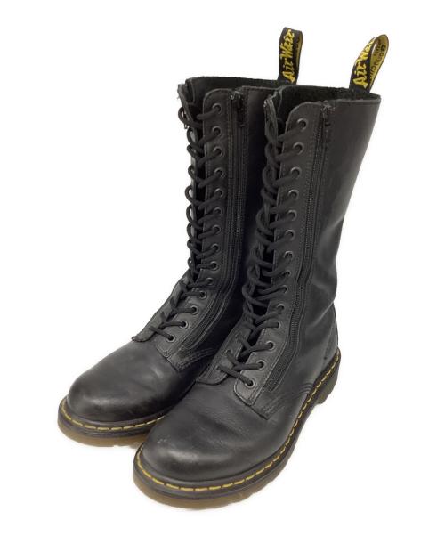 Dr.Martens（ドクターマーチン）Dr.Martens (ドクターマーチン) 14ホールブーツ ブラック サイズ:6の古着・服飾アイテム
