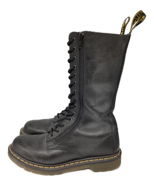 Dr.Martens（ドクターマーチン）Dr.Martens (ドクターマーチン) 14ホールブーツ ブラック サイズ:6の古着・服飾アイテム