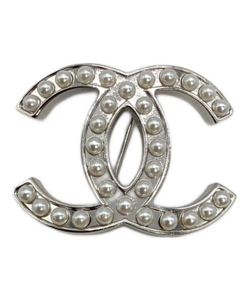 CHANEL（シャネル）CHANEL (シャネル) ココマーク パールモチーフ ブローチの古着・服飾アイテム