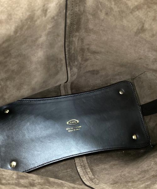 TOD'S（トッズ）TOD'S (トッズ) Di フォリオ レザー2WAYバッグ ブラウンの古着・服飾アイテム