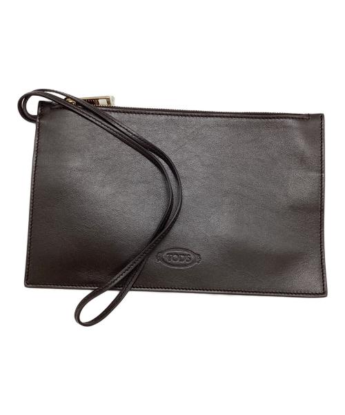 TOD'S（トッズ）TOD'S (トッズ) Di フォリオ レザー2WAYバッグ ブラウンの古着・服飾アイテム