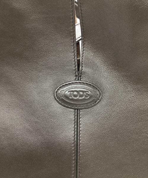 TOD'S（トッズ）TOD'S (トッズ) Di フォリオ レザー2WAYバッグ ブラウンの古着・服飾アイテム