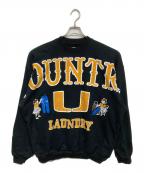 KAPITALキャピタル）の古着「30/- Fleece BIG Sweatshirt」｜ブラック