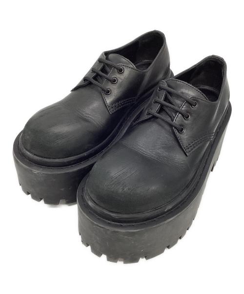 BALENCIAGA（バレンシアガ）BALENCIAGA (バレンシアガ) ストライク プラットフォーム ダービー 厚底シューズ ブラック サイズ:35の古着・服飾アイテム