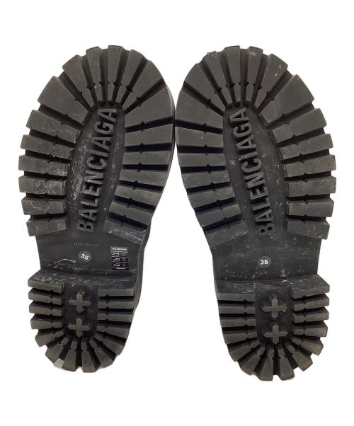 BALENCIAGA（バレンシアガ）BALENCIAGA (バレンシアガ) ストライク プラットフォーム ダービー 厚底シューズ ブラック サイズ:35の古着・服飾アイテム