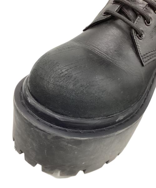 BALENCIAGA（バレンシアガ）BALENCIAGA (バレンシアガ) ストライク プラットフォーム ダービー 厚底シューズ ブラック サイズ:35の古着・服飾アイテム