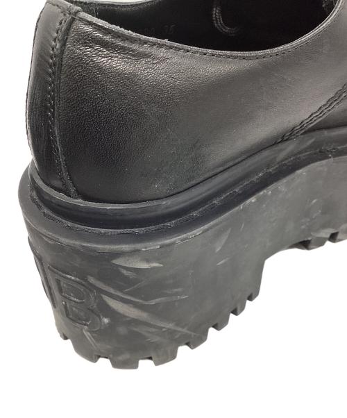 BALENCIAGA（バレンシアガ）BALENCIAGA (バレンシアガ) ストライク プラットフォーム ダービー 厚底シューズ ブラック サイズ:35の古着・服飾アイテム