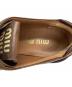中古・古着 MIU MIU (ミュウミュウ) 厚底レースアップシューズ ブラウン サイズ:36：70000円