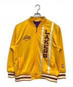 MITCHELL & NESSミッチェルアンドネス）の古着「LAKERSジャケット」｜イエロー