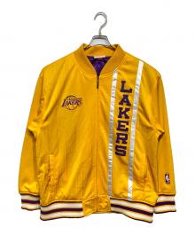 MITCHELL & NESS（ミッチェルアンドネス）の古着「LAKERSジャケット」｜イエロー