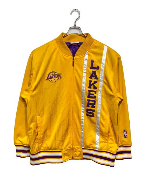MITCHELL & NESS（ミッチェルアンドネス）MITCHELL & NESS (ミッチェルアンドネス) LAKERSジャケット イエロー サイズ:Lの古着・服飾アイテム
