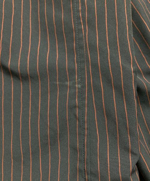 ISSEY MIYAKE MEN（イッセイミヤケメン）ISSEY MIYAKE MEN (イッセイミヤケメン) ストライプシャツジャケット レッド サイズ:3の古着・服飾アイテム