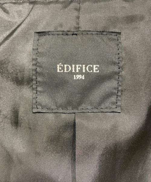 EDIFICE（エディフィス）EDIFICE (エディフィス) A2 レザーショートブルゾン ブラック サイズ:XLの古着・服飾アイテム