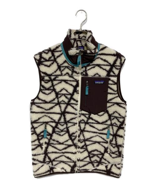 Patagonia（パタゴニア）Patagonia (パタゴニア) Classic Retro-X Vest ベージュ×ブラウン サイズ:Sの古着・服飾アイテム