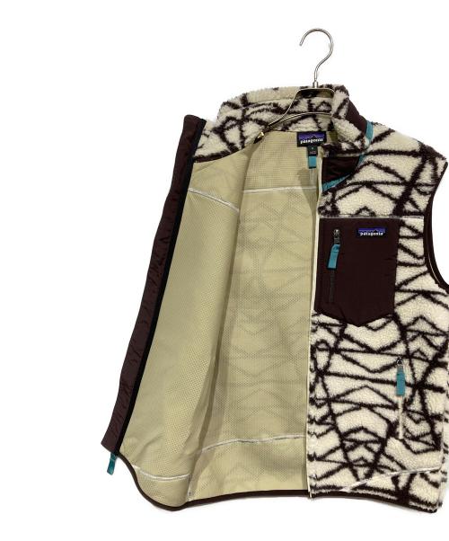Patagonia（パタゴニア）Patagonia (パタゴニア) Classic Retro-X Vest ベージュ×ブラウン サイズ:Sの古着・服飾アイテム