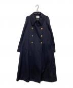 Ameriアメリ）の古着「CHARME FLARE LONG COAT（シャムル フレア ロング コート）」｜ネイビー