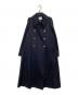 Ameri（アメリ）の古着「CHARME FLARE LONG COAT（シャムル フレア ロング コート）」｜ネイビー