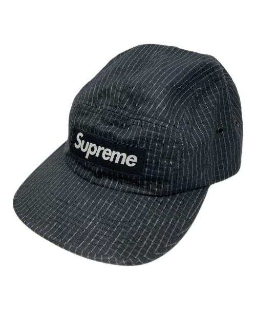 SUPREME（シュプリーム）SUPREME (シュプリーム) キャップ ブラック×ホワイトの古着・服飾アイテム