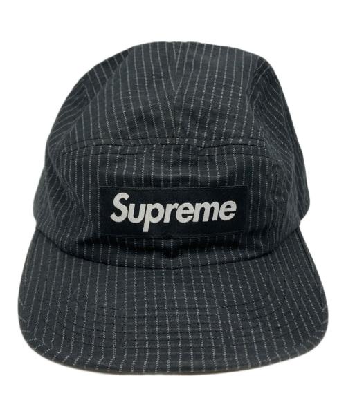 SUPREME（シュプリーム）SUPREME (シュプリーム) キャップ ブラック×ホワイトの古着・服飾アイテム