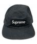 SUPREME (シュプリーム) キャップ ブラック×ホワイト：12000円