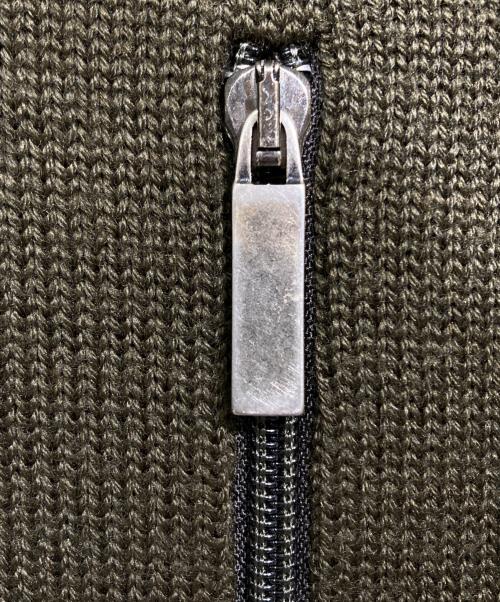 DIRK BIKKEMBERGS（ダークビッケンバーグ）DIRK BIKKEMBERGS (ダークビッケンバーグ) ジップデザインニット オリーブ サイズ: Sの古着・服飾アイテム
