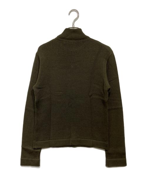 DIRK BIKKEMBERGS（ダークビッケンバーグ）DIRK BIKKEMBERGS (ダークビッケンバーグ) ジップデザインニット オリーブ サイズ: Sの古着・服飾アイテム