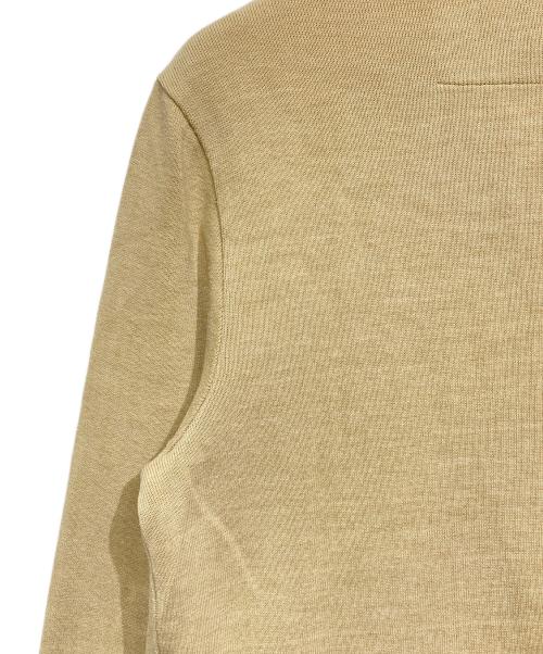 DIRK BIKKEMBERGS（ダークビッケンバーグ）DIRK BIKKEMBERGS (ダークビッケンバーグ) ハーフジップパーカー ベージュ サイズ:Sの古着・服飾アイテム