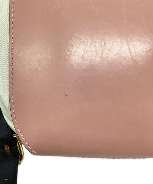 MARNI（マルニ）MARNI (マルニ) GUSSETショルダーバッグ ピンクの古着・服飾アイテム