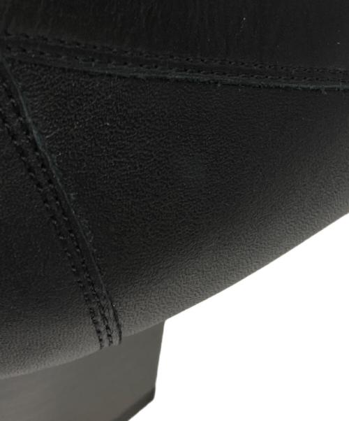 HERMES（エルメス）HERMES (エルメス) アンタンポレル チャンキーヒールパンプス ブラック サイズ:35の古着・服飾アイテム