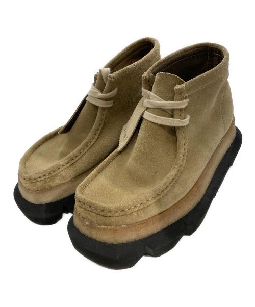 sacai（サカイ）sacai (サカイ) CLARKS (クラークス) Hybrid Wallabee Boots（ハイブリット ワラビー ブーツ） ベージュ サイズ:6 1/2の古着・服飾アイテム