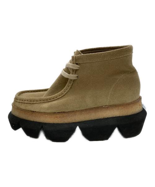 sacai（サカイ）sacai (サカイ) CLARKS (クラークス) Hybrid Wallabee Boots（ハイブリット ワラビー ブーツ） ベージュ サイズ:6 1/2の古着・服飾アイテム